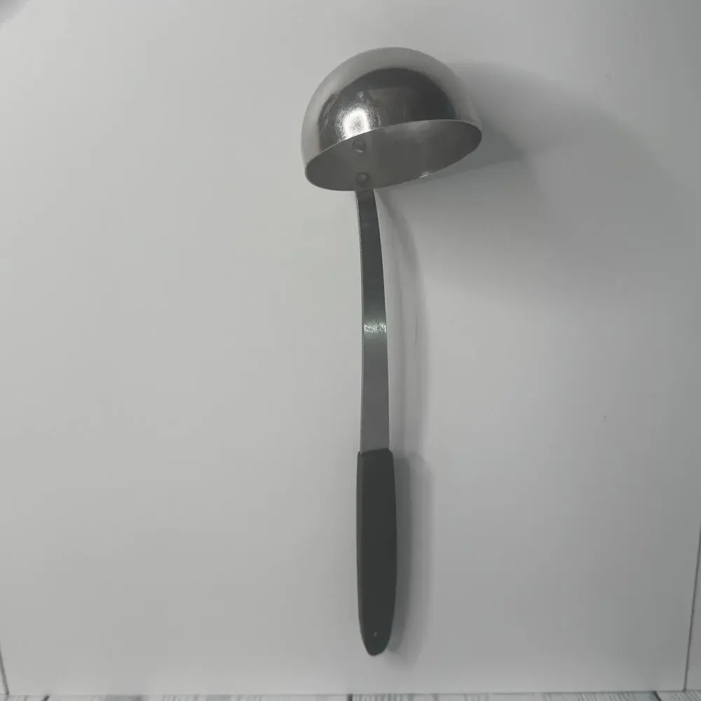 Vintage Royal Brand Sharpcutter Stainless Steel Ladle Black Handle USA
